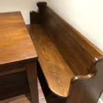 Wooden bench
