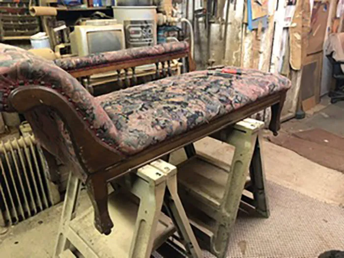 Chaise lounge before