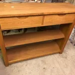 Wooden desk
