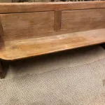 Wooden bench