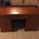 Wooden desk